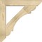 Ekena Millwork Olympic Slat Rough Sawn Bracket w/ Offset Brace, Douglas Fir, 6"W x 30"D x 30"H BKT0604X30X30OLY06RDF - alternate 2